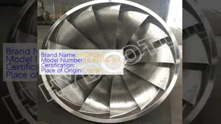 Francis Turbine for medium water head  Hydropower Power