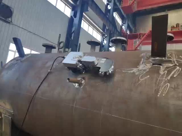 Magnetic Creep Corrosion Thickness Measurement System with Two-Wheel Magnetic Crawler