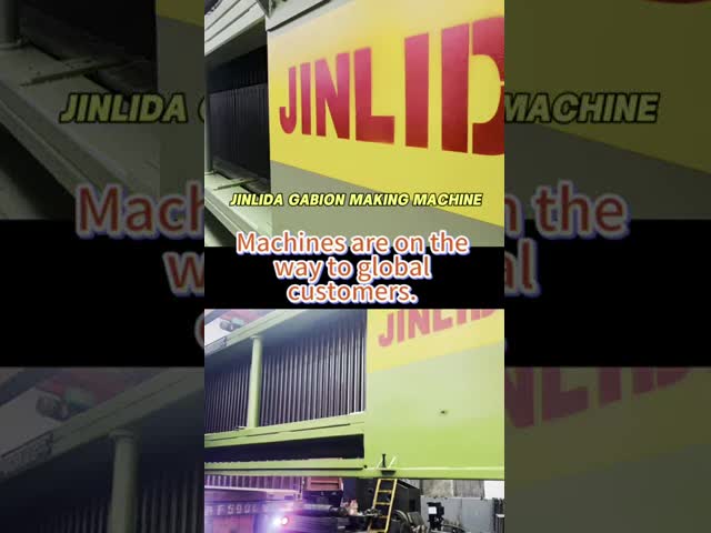 JINLIDA Automatic Double Twist Gabion Mesh Machine – High Output Hexagonal Wire Netting Machine