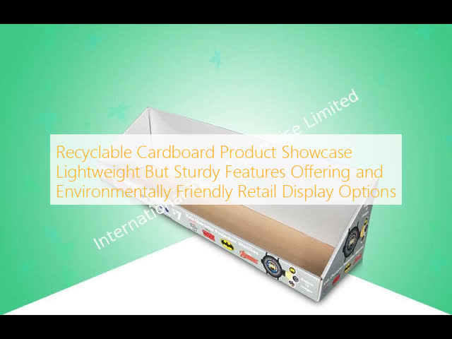 Recyclable POP Cardboard Display with Customizable Dimensions and High Visibility for Effective Retail Advertising