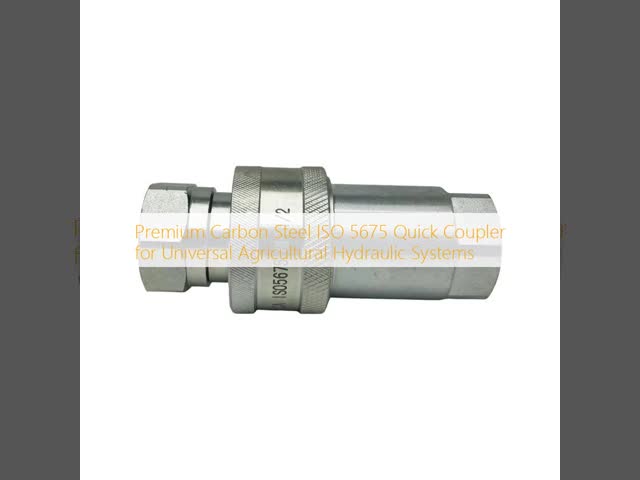 ISO 7241-A Hydraulic Quick Coupler Compatibllity Parker 6600