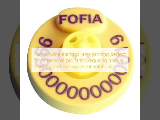 ICAR Certified Durable TPU Animal Ear Tags with 5-Year Guarantee for Livestock Monitoring