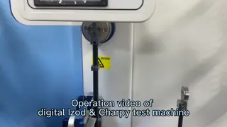 High-precision Charpy & Izod Impact Testing Machine with Carbon Fiber Pendulum Rod and Imported Digital Encoder