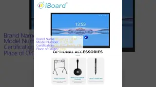 85-дюймовый сенсорный экран Инфракрасный сенсорный 4K UHD 3840*2160 Многоприкосновный интерактивный плоский дисплей с функцией ИИ Android 14 4+32G или 8+128G