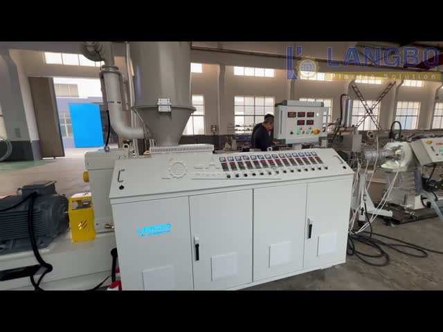 PPR Pipe Extrusion Line with PLC Control System for 20–160mm Pipe Diameter and 3 Layer Co-Extrusion