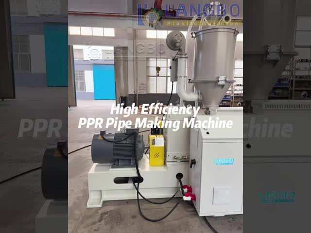 PPR Pipe Extrusion Line with 3 Layer Co-Extrusion, Diameter Control, and 150kg/h Output for High-Quality Plastic Tube Production