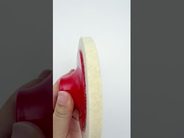 Wool Felt Buffing Wheels Angular Wool Felt Polishing Wheel Buffing Hard Glass Polishing Wool Felt Wheel
