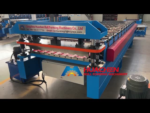 High-Performance Metal Ridge Cap Roll Forming Machine for Roofing Industry Production