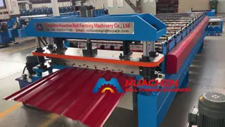 China Stand Type Double Deck Roll Forming Machine supplier