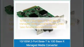 10G onbeheerde glasvezelmediaconverter