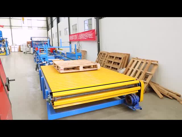 High-Efficiency EPAL European Standard Automatic Wood Pallet Production Line | 50-80 Pcs/h Capacity
