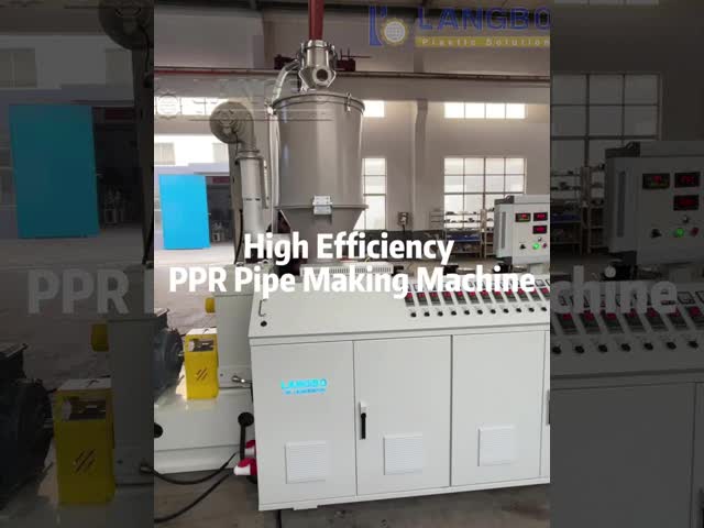 Multi Layer PPR Pipe Making Machine with PLC Control and 20mm-110mm Pipe Diameter for Water Pipe Production