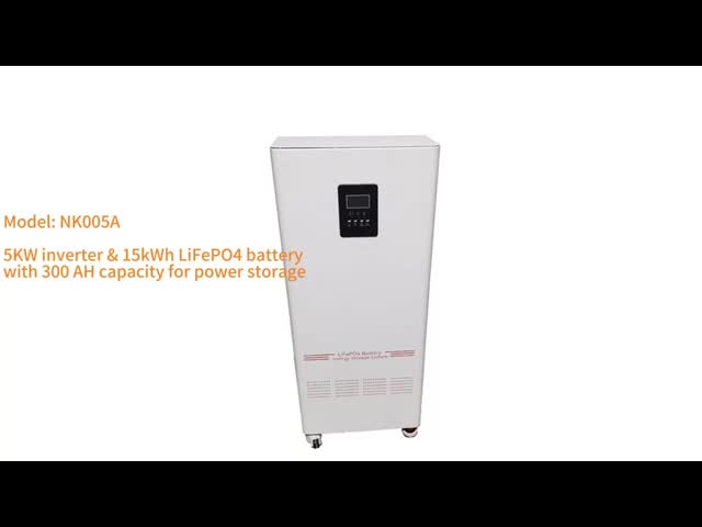 NK005A All in One 5Kw Inverter 14Kwh 280Ah 51.2v 48v Lifepo4 Battery Solar Pv for Home Use