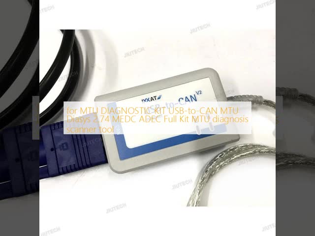 for MTU DIAGNOSTIC KIT USB-to-CAN MTU Diasys 2.74 MEDC ADEC Full Kit MTU diagnosis scanner tool