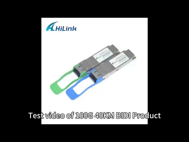 QSFP28-BX-D40 100G QSFP28 40KM 1304/1309nm BIDI Optical Transceiver EML+APD SFP Transceiver