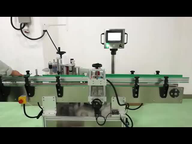 Automatic round bottle labeling machine