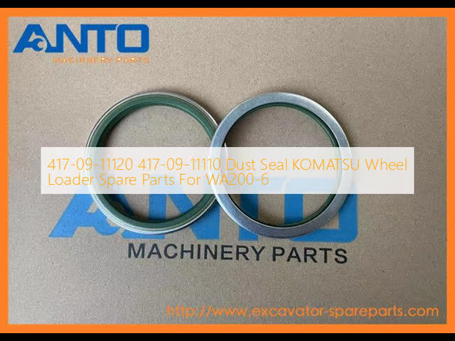 417-09-11120 417-09-11110 Dust Seal KOMATSU Wheel Loader Spare Parts For WA200-6