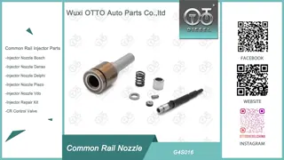 G4S016 Common Rail Nozzle for Denso Injector 295700-0101 Kubota 1J508-53051 Diesel Engine Parts