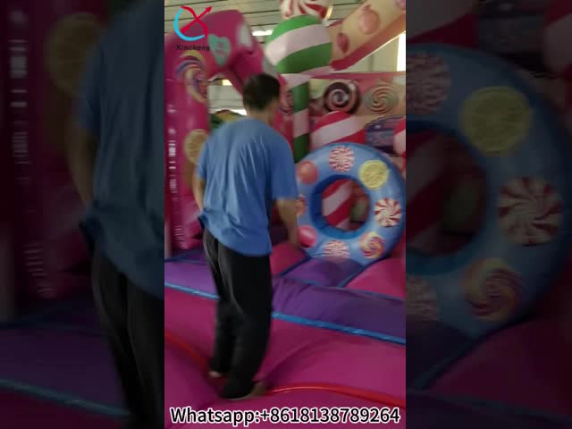 Manufacturer Inflatable Candy Bouncy House Inflatable Jumping House For Kids
