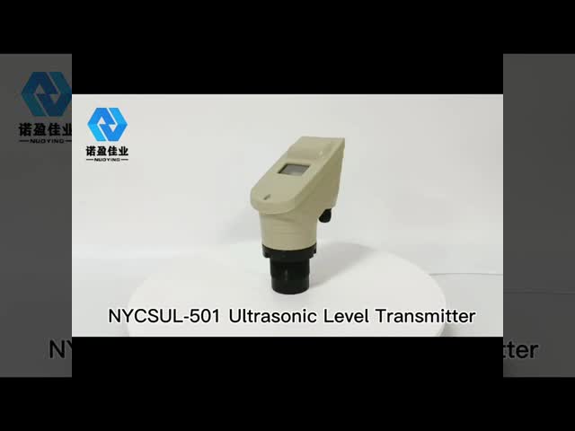 24VDC Ultrasonic Level Transmitter PTFE Ultrasonic Water Tank Level Meter