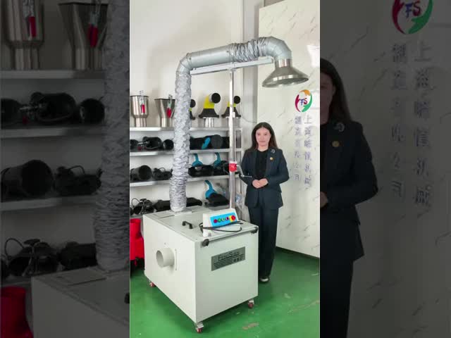 1650m3/H Diesel Exhaust Extraction Systems 102mm 127mm Portable Exhaust Extractor LCD Display