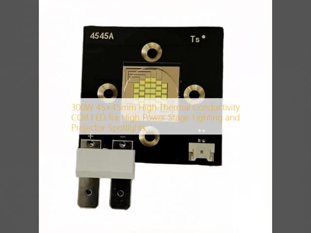 300W 45×45mm High Thermal Conductivity COB LED for High Power Stage Lighting and Projector Spotlights