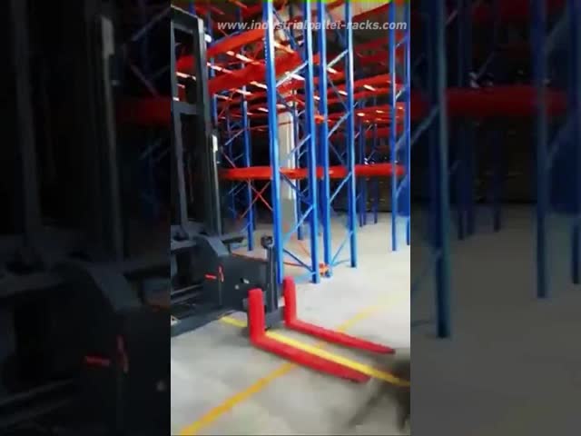 Adjustable Heavy Duty Very Narrow Aisle Industrial Pallet Racks For Logistic Cental