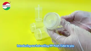 Economical Food Grade Sushi Push Pop up Plastic Tube Custom New Design PP Plastic Bottle Packaging for Cake Jelly