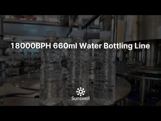 Rotary Type Spring Water Rinsing Bottling Capping Monoblock Production Line Machine