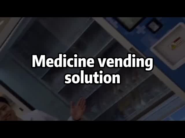 Large Capacity Medicine Vending Machine With Elevator and Custom Pharmacy Slots for Hospitals Clinics and Communities