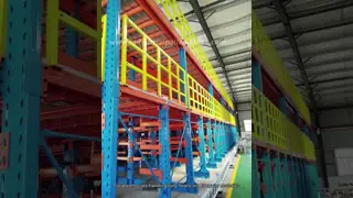 Heavy Weight Load Capacity Industrial Mezzanine Floors with Steel / Plywood Flooring