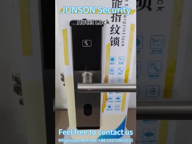 Stainless Steel RFID Hotel Door Lock with Fast <1s Response and 200 Guest Card Capacity