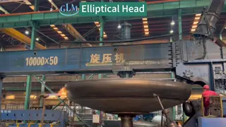 ASME認証の円筒形皿頭 2950mm直径と磨いた表面