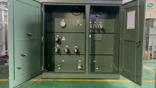 2550kVA Τρεις Φάσεις Πάρτης Εγκατασταθεί στον μετασχηματιστή Ραδιακή τροφοδοσία 12.87KV έως 480V ANSI C57 Πρότυπα UL