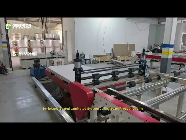 600x600 Ceiling Tile Making Machine PLC Controlled Ceiling Tile Machine