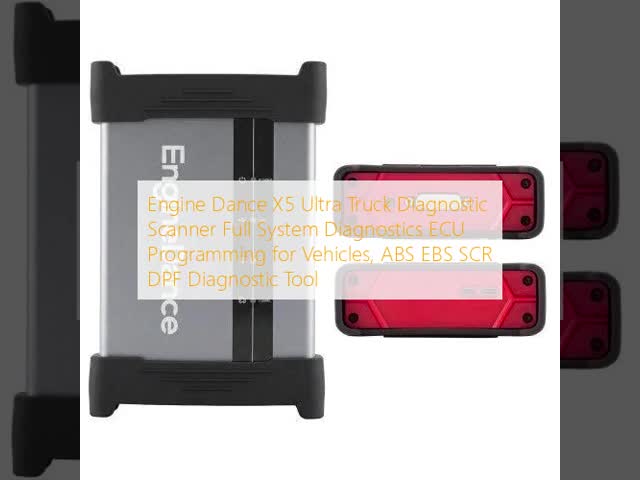 Engine Dance X5 Ultra Truck Diagnostic Scanner Full System Diagnostics ECU Programming for Vehicles, ABS EBS SCR DPF Diagnostic Tool
