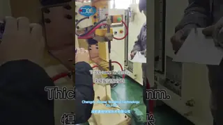 単一の頭部60HZは冷える銅線のスポット溶接機械抵抗水を散りばめる
