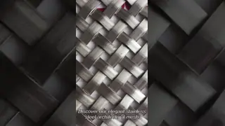 Good Flexibility Stainless Steel Architectural Mesh with 2.5mm X 4 Cable Diameter