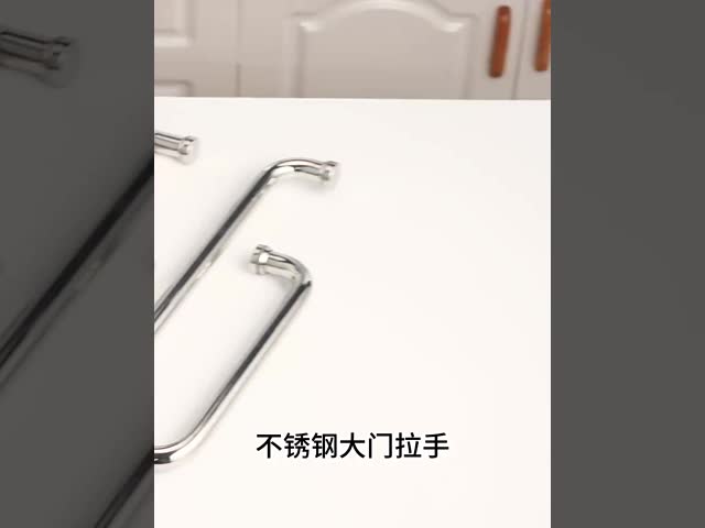 Bathroom Shower Mirror Polishing Pull Single Glass Handle Push Pull Handle Custom Stainless Steel Glass Door Handles