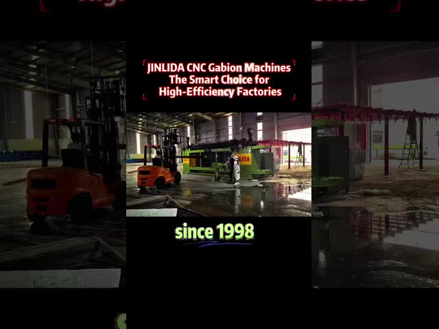 Automatic Gabion Mesh Machine - CNC Heavy Duty Hexagonal Wire Mesh Loom for River Protection