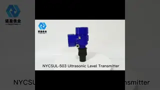 RS232 Ultrasonic Level Transmitter PP PVC 0-20m Measuring Range
