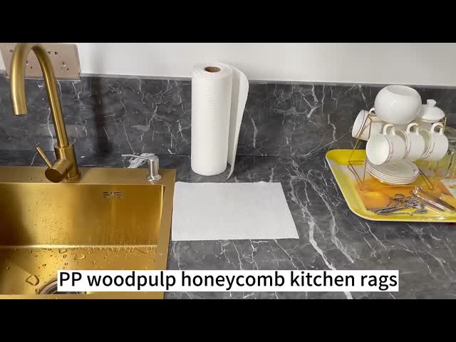 Wholesale Eco-friendly & Biodegradable Kitchen Paper Towel with Strong Adsorption and 60GSM Quality for Home and Commercial Use