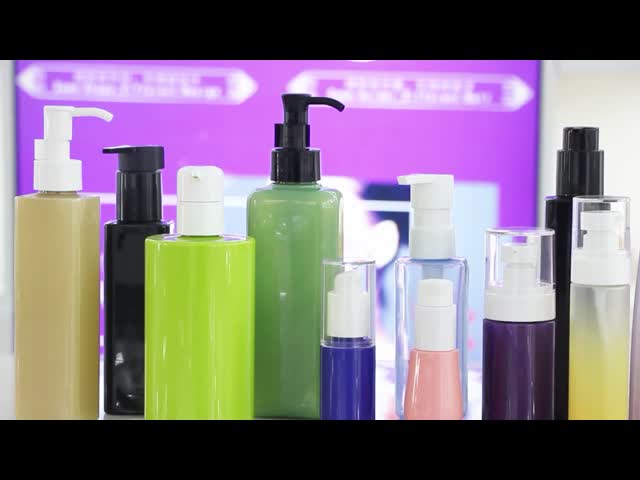 24/410 PET Luxury Facial Gel Paint Relief Cream Plastic PET Pump Bottle For Cosmetic Lotion Serum