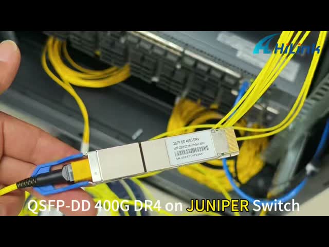QSFP-DD 400Gb/s 1310nm 500M QSFP-DD DR4 PAM4 MPOFiber Optic Transceiver