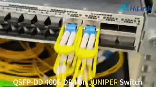 QSFP-DD 400Gb/s 1310nm 500M QSFP-DD DR4 PAM4 MPOFiber Optic Transceiver