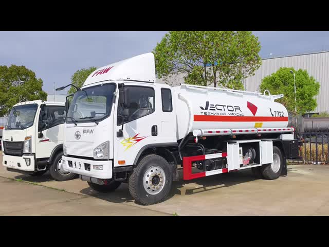 FAW 4x2 10 CBM Mobile Fuel Tanker Truck Dispenser