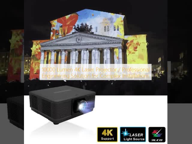 10000 Lumen 4K Laser Projector / Professional Engineering Solution for Complex Installations