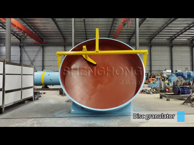2t/H Disc Granulator Pelletizer Ball Organic Machine Compost Waste