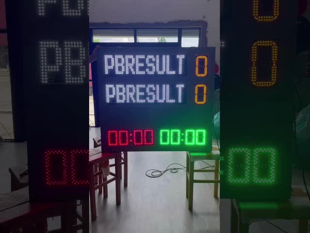 Yellow / Red / Green Led Electronic Scoreboard Paintball With CE / ROHS Certificate