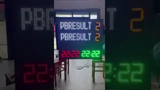 Yellow / Red / Green Led Electronic Scoreboard Paintball With CE / ROHS Certificate